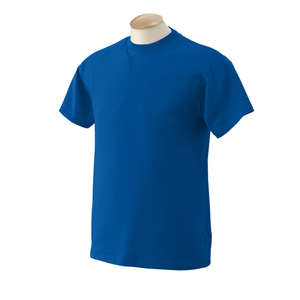 Fruit of the Loom Heavy Cotton 100% Cotton Tee - Dark/Color Blue, Royal
