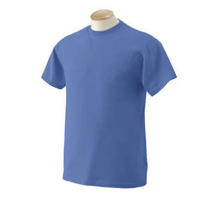 Fruit of the Loom Heavy Cotton 100% Cotton Tee - Dark/Color Blue, Cornflower