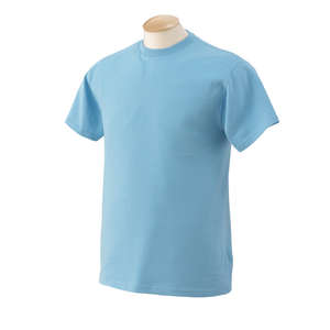 Fruit of the Loom Heavy Cotton 100% Cotton Tee - Dark/Color Blue, Light