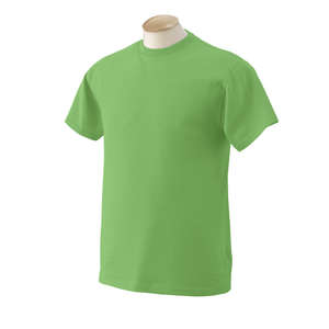 Fruit of the Loom Heavy Cotton 100% Cotton Tee - Dark/Color Kiwi
