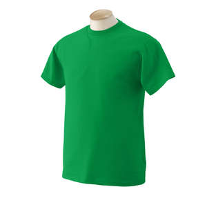 Fruit of the Loom Heavy Cotton 100% Cotton Tee - Dark/Color Green, Kelly