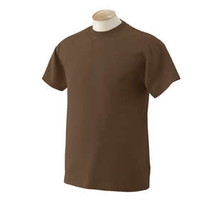 Fruit of the Loom Heavy Cotton 100% Cotton Tee - Dark/Color Chocolate