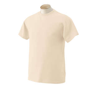 Fruit of the Loom Heavy Cotton 100% Cotton Tee - White/Neutral Natural