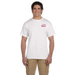 Customized T-Shirts - Fruit of the Loom Heavy Cotton 100% Cotton Tee - White/Neutral