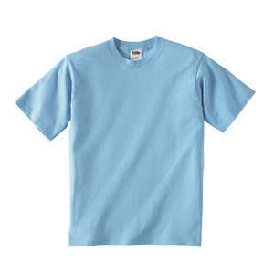 Fruit of the Loom Youth Heavy Cotton 100% Cotton Tee - Dark/Color Blue, Light