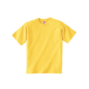 Fruit of the Loom Youth Heavy Cotton 100% Cotton Tee - Dark/Color Gold