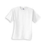 Personalized T-Shirts - Anvil 5.6 Oz. Cotton Tee - White/Neutral