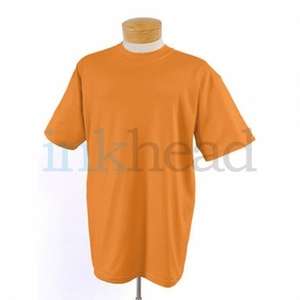 Jerzees Youth Heavyweight 50/50 Tee - Dark/Color Orange, Light