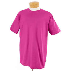Jerzees Heavyweight 50/50 Tee - Dark/Color Pink, Cyber