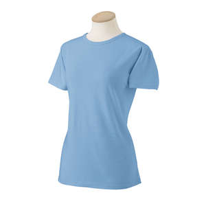 Jerzees Womens Heavyweight 50/50 Tee - Dark/Color Blue, Light