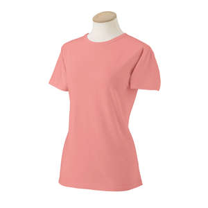 Jerzees Womens Heavyweight 50/50 Tee - Dark/Color Peach Nectar