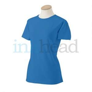 Jerzees Womens Heavyweight 50/50 Tee - Dark/Color Blue, Cornflower