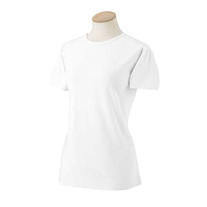 Custom Promotional Jerzees Womens Heavyweight 50/50 Tee - White/Neutral