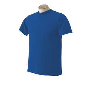 Fruit of the Loom 50/50 Crew Neck Tee - Dark/Color Blue, Royal