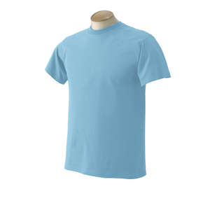 Fruit of the Loom 50/50 Crew Neck Tee - Dark/Color Blue, Light