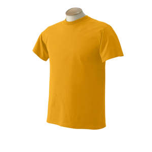 Fruit of the Loom 50/50 Crew Neck Tee - Dark/Color Gold
