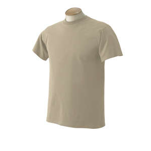 Fruit of the Loom 50/50 Crew Neck Tee - Dark/Color Khaki