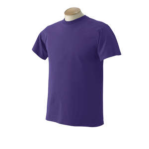 Fruit of the Loom 50/50 Crew Neck Tee - Dark/Color Purple