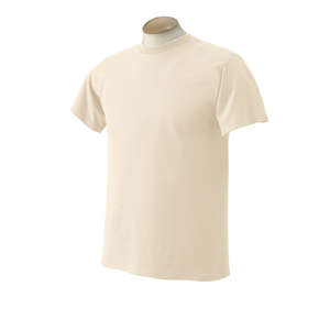 Custom Promotional Fruit of the Loom 50/50 Crew Neck Tee - White/Neutral