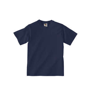 Fruit of the Loom Youth 50/50 Crew Neck Tee - Dark/Color Blue, Navy