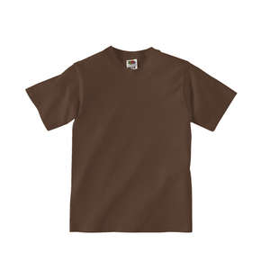 Fruit of the Loom Youth 50/50 Crew Neck Tee - Dark/Color Chocolate