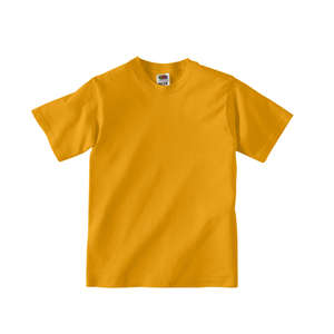 Fruit of the Loom Youth 50/50 Crew Neck Tee - Dark/Color Gold