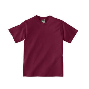 Fruit of the Loom Youth 50/50 Crew Neck Tee - Dark/Color Burgundy
