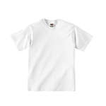Customized Apparel - Fruit of the Loom Youth 50/50 Crew Neck Tee - White/Neutral