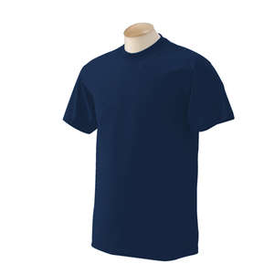 Gildan Ultra Blend 50/50 Crew Neck Tee - Dark/Color Blue, Navy