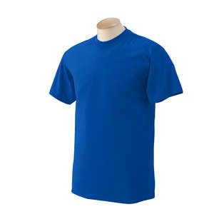 Gildan Ultra Blend 50/50 Crew Neck Tee - Dark/Color Blue, Royal