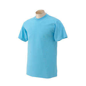 Gildan Ultra Blend 50/50 Crew Neck Tee - Dark/Color Blue, Sky