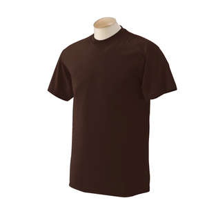 Gildan Ultra Blend 50/50 Crew Neck Tee - Dark/Color Chocolate, Dark