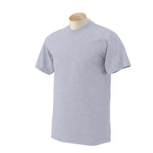 Gildan Ultra Blend 50/50 Crew Neck Tee - Light/Heather Gray, Sport