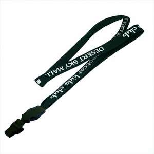 Custom Promotional Plastic Quick-Apart Swivel Hook Lanyard - (5/8)