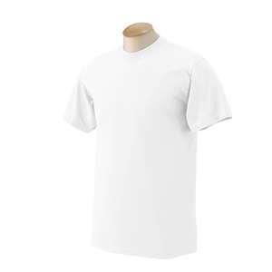 Gildan Ultra Blend 50/50 Crew Neck Tee - White/Neutral White