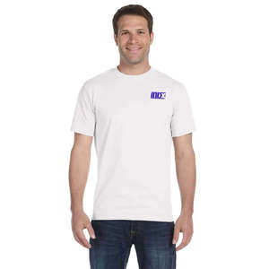 Custom Promotional Gildan Ultra Blend 50/50 Crew Neck Tee - White/Neutral