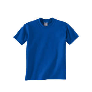 Gildan Youth Ultra Blend 50/50 Crew Neck Tee - Dark/Color Blue, Royal