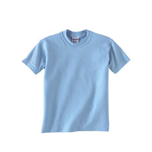Gildan Youth Ultra Blend 50/50 Crew Neck Tee - Dark/Color Blue, Light