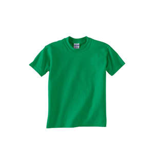 Gildan Youth Ultra Blend 50/50 Crew Neck Tee - Dark/Color Green, Irish