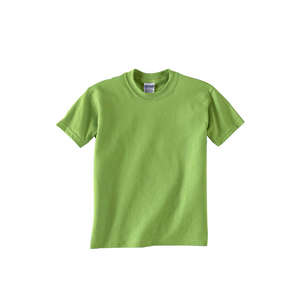 Gildan Youth Ultra Blend 50/50 Crew Neck Tee - Dark/Color Kiwi