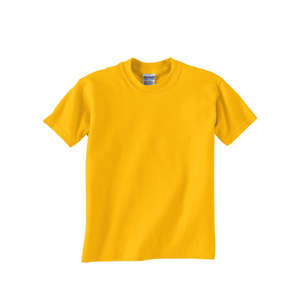Gildan Youth Ultra Blend 50/50 Crew Neck Tee - Dark/Color Gold