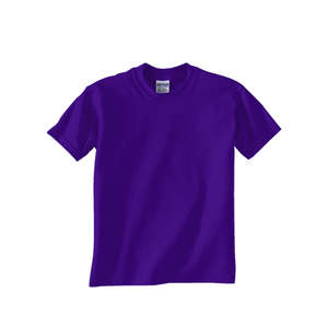 Gildan Youth Ultra Blend 50/50 Crew Neck Tee - Dark/Color Purple