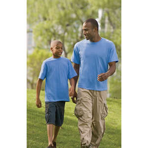 Hanes Heavyweight 50/50 Crew Neck Tee - Dark/Color