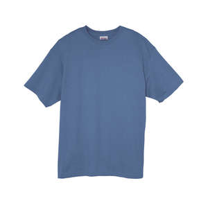 Hanes Heavyweight 50/50 Crew Neck Tee - Dark/Color Blue, Denim