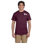 Promotional Adult T-Shirts - Hanes Heavyweight 50/50 Crew Neck Tee - Dark/Color