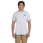 Personalized Promotional Products - Hanes Heavyweight 50/50 Crew Neck Tee - Light/Heather