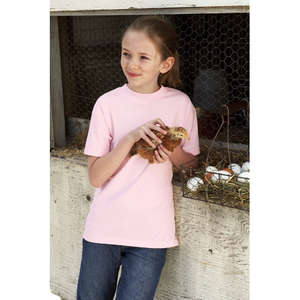 Hanes Youth Heavyweight 50/50 Crew Neck Tee - Dark/Color 