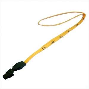 Custom Promotional Plastic Quick-Apart Bulldog Clip Lanyard - (5/8)