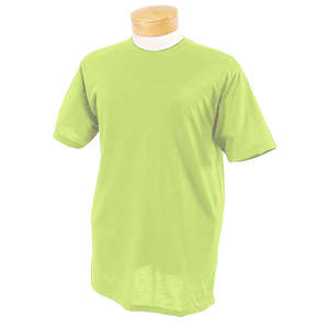Jerzees Moisture Management Tee - Dark/Color Green, Safety
