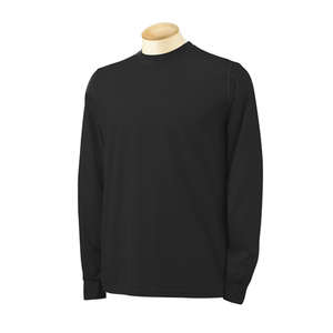 Augusta Sportswear Long Sleeve 100% Polyester Wicking Tee - Dark/All Black